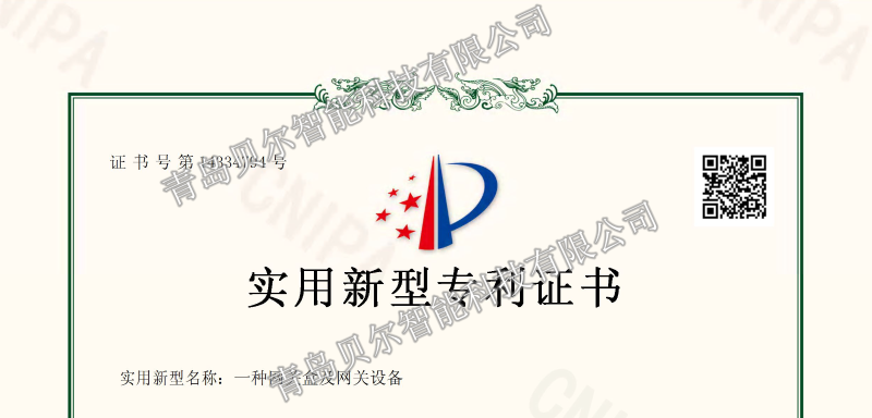 新專利證書